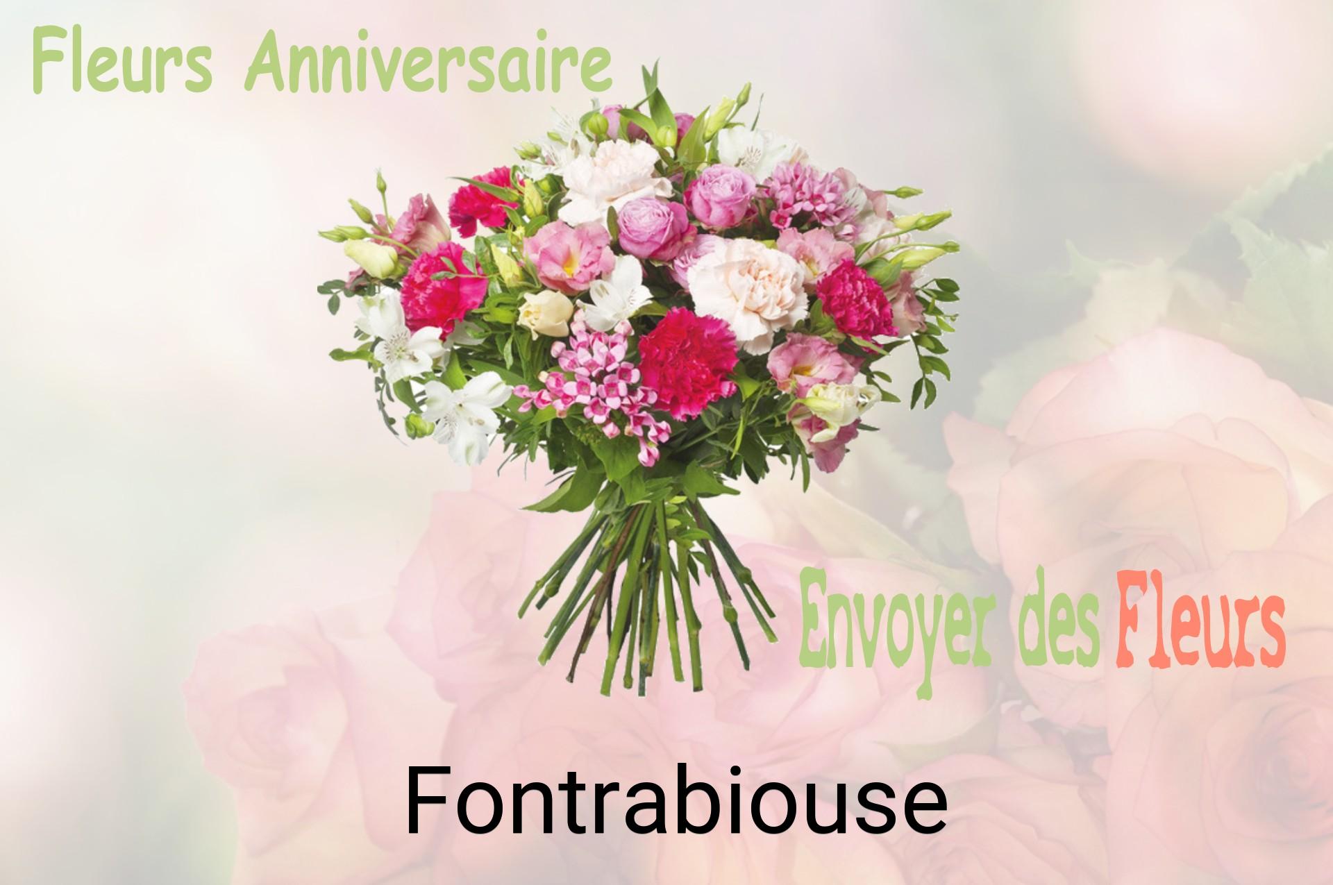 Bouquet de fleurs d’anniversaire livré à Fontrabiouse