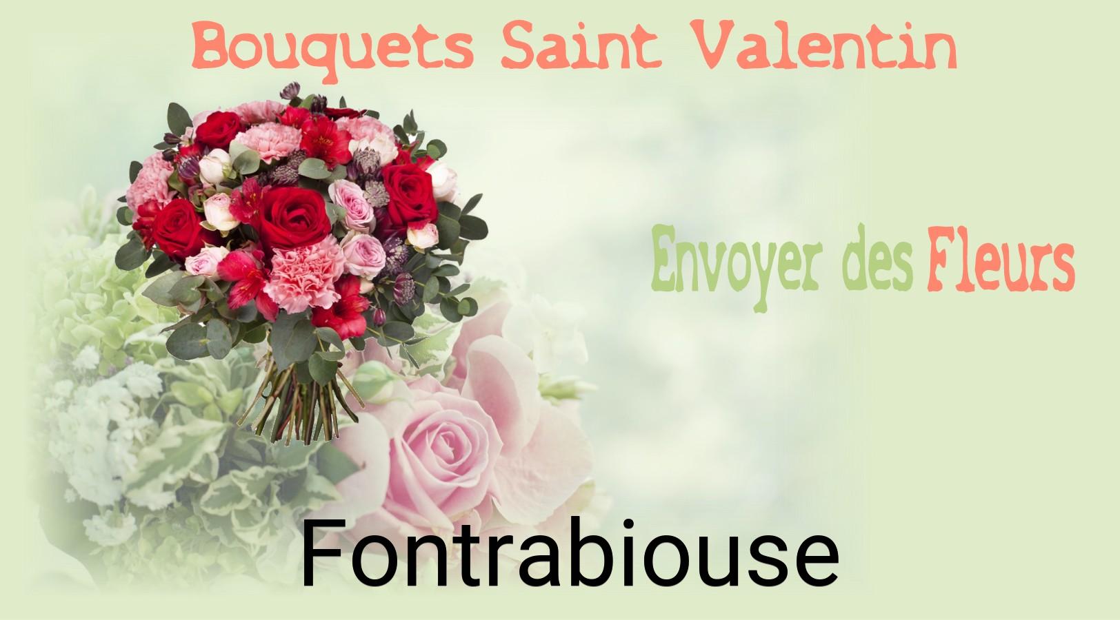 Roses de Saint-Valentin livrées à Fontrabiouse